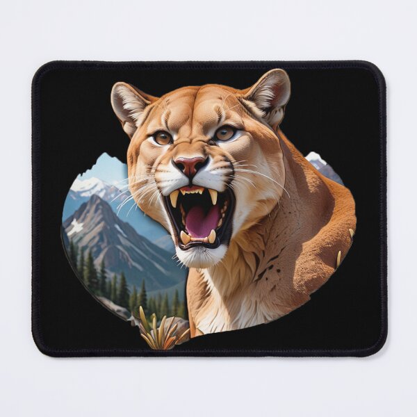 Item preview, Estilo de logotipo Mountain Lion (retrato de animación) designed and sold by Gilby-Designs.