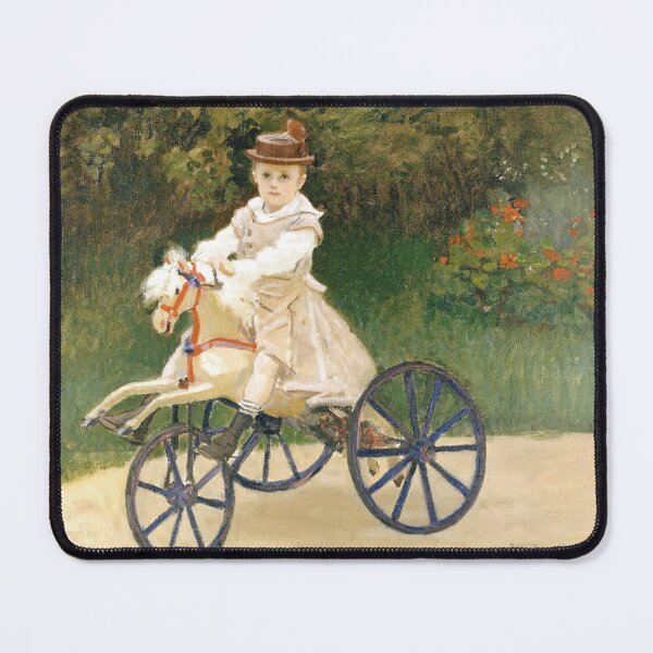 Item preview, Jean Monet on His Hobby Horse (1872) | Monet designed and sold by Oliveirallan.