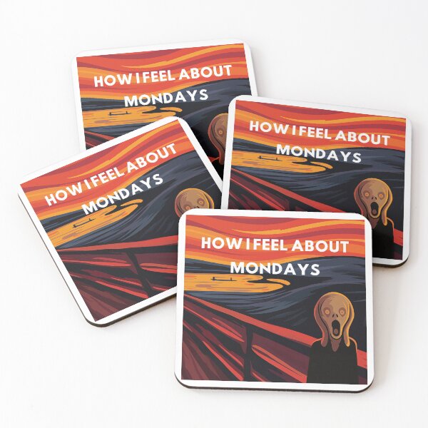 Item preview, How I Feel About Mondays (Horror) designed and sold by Artmugic.