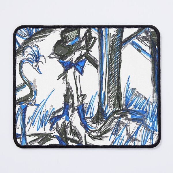 Item preview, Blue Abstract Fairytale designed and sold by Korroby.