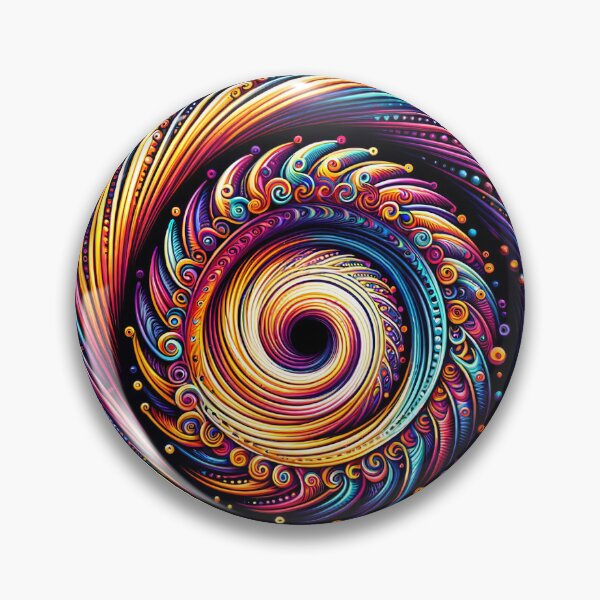 Item preview, Vibrant Abstract Vortex Artwork designed and sold by SrijanaByAnu.
