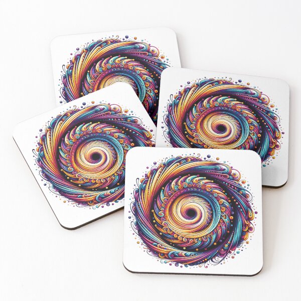 Item preview, Vibrant Abstract Vortex Artwork designed and sold by SrijanaByAnu.