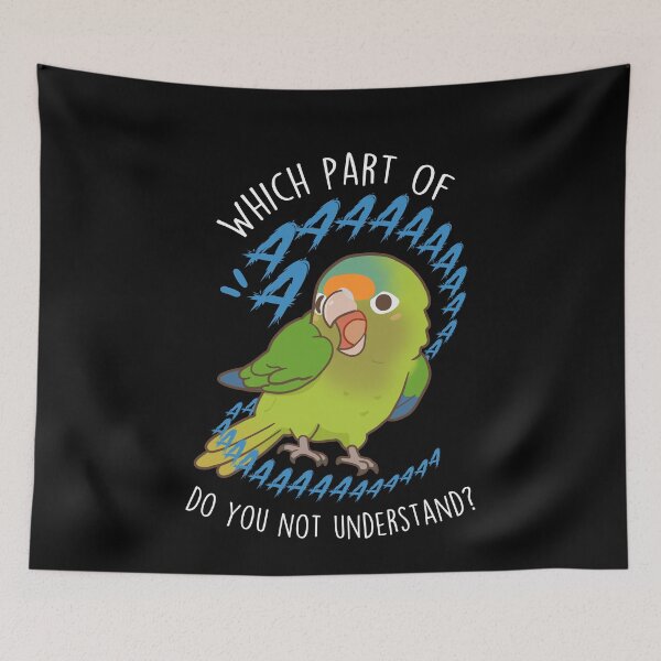 Item preview, Half-Moon Conure Parrot Scream Aaa designed and sold by Clara Hollins.