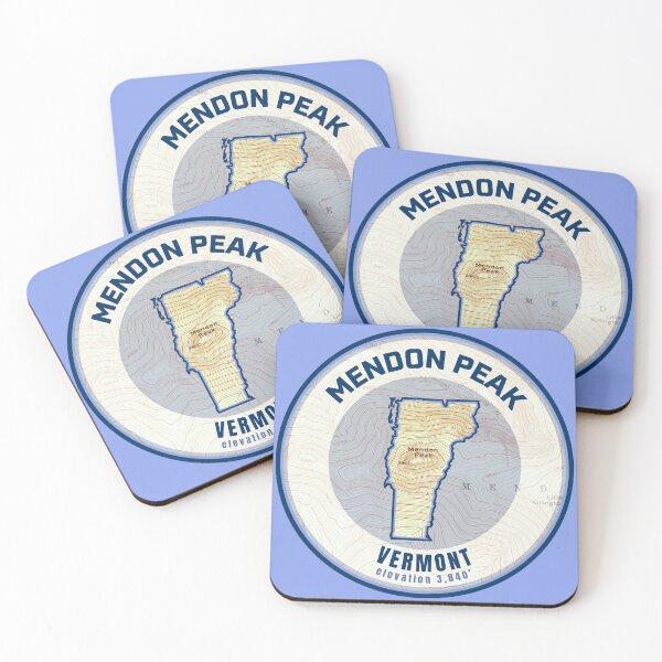 Item preview, Vermont Mountain Map - Mendon Peak designed and sold by Willz Designz.