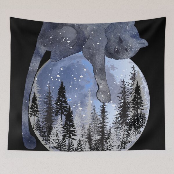 Item preview, Cat On The Moon - Cats Full Moon designed and sold by abeautifulife.