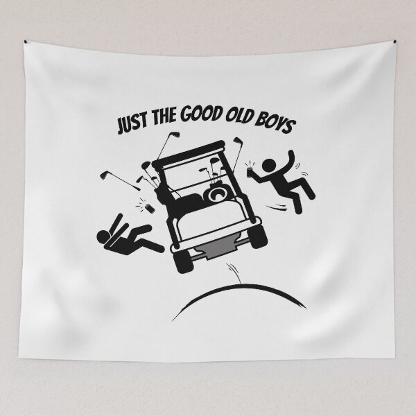 Item preview, Just The Good Old Boys Golf Cart designed and sold by SimpleSteve.