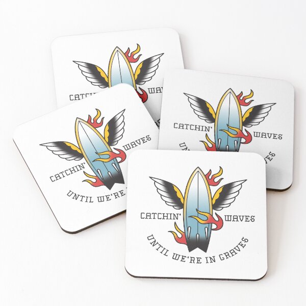 Item preview, Catchin' Waves Until We're In Graves designed and sold by deeebutter-.