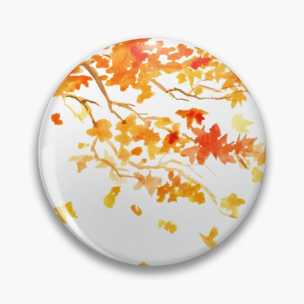 Item preview, autumn leaves watercolor clipart designed and sold by ZephyrArtVN.