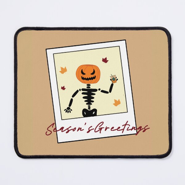 Item preview, Season's Greetings Pumpkin Polaroid designed and sold by blvckcatmagic.