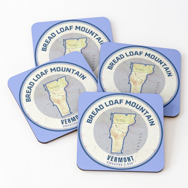 Item preview, Vermont Mountain Map - Bread Loaf Mountain designed and sold by Willz Designz.