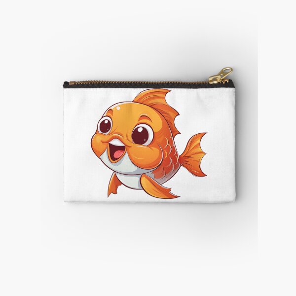 Item preview, "Clumsy Fish on Door Handle: Humorous Vector Graphic for Amusing Apparel on White Background" designed and sold by Huycao211.