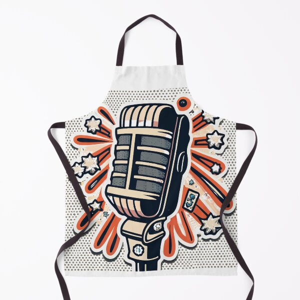 Item preview, Sparkling Classic Microphone & Tap Shoe Prints designed and sold by NiftyWrx.