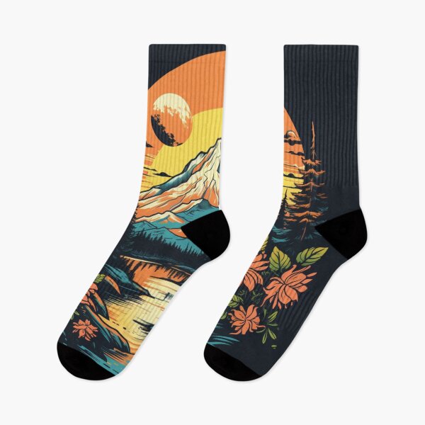 Item preview, Retro Retreat: A 70s Ode to Nature's Charm designed and sold by Bokabo.