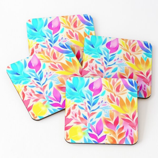 Item preview, Watercolor tropical leaves designed and sold by Grypis.