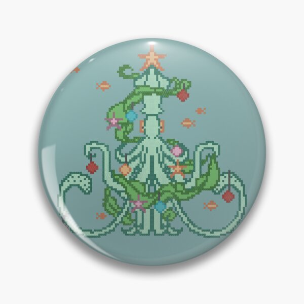 Item preview, Suéter navideño feo de calamar de árbol de Navidad designed and sold by fireflymind.