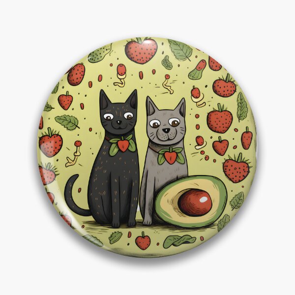 Item preview, Sweet cats next to avocado designed and sold by omerfdln34.