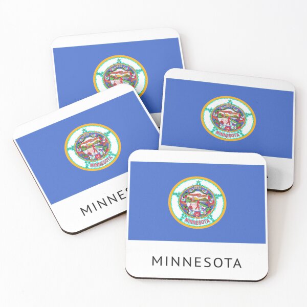 Item preview, Minnesota flag  designed and sold by Refined-Raiment.