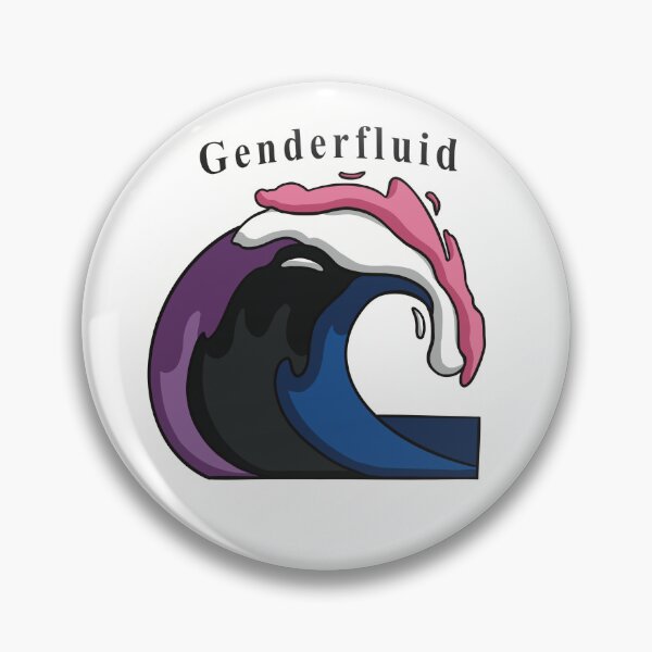 Item preview, Pride Puns: Genderfluid designed and sold by Pixel-Makes-Art.