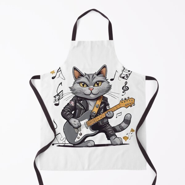 Item preview, Rockstar Cat guitar solo designed and sold by Vibes-vintage.