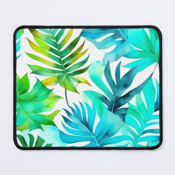 Item preview, Watercolor tropical leaves designed and sold by Grypis.