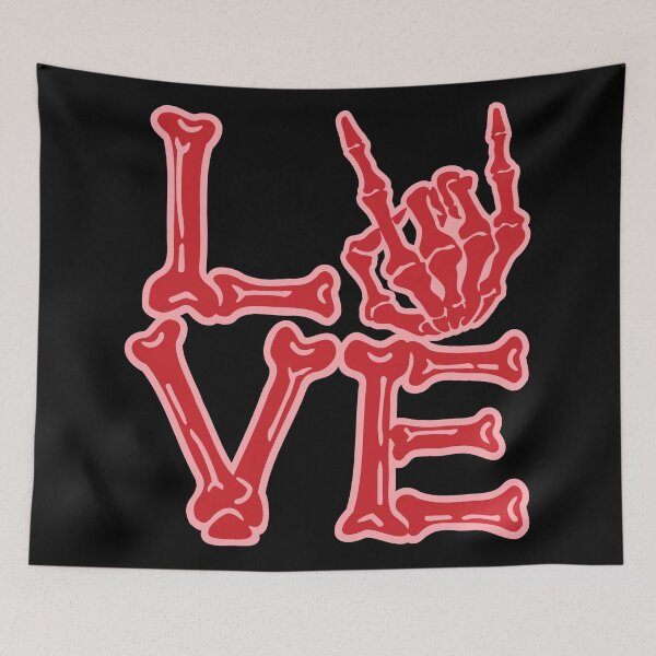 Item preview, LOVE Skeleton Art Design  designed and sold by Harsh  Katariya.