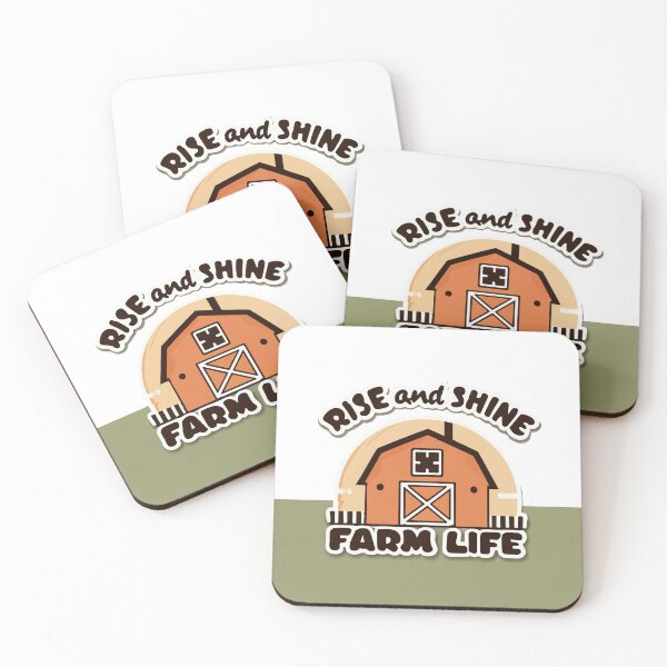 Item preview, Rise and Shine Farm Life Barn and Sunrise Minimalist Design designed and sold by NiftyWrx.