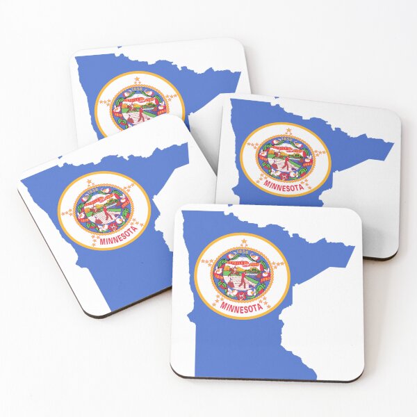 Item preview, Minnesota flag  designed and sold by Refined-Raiment.