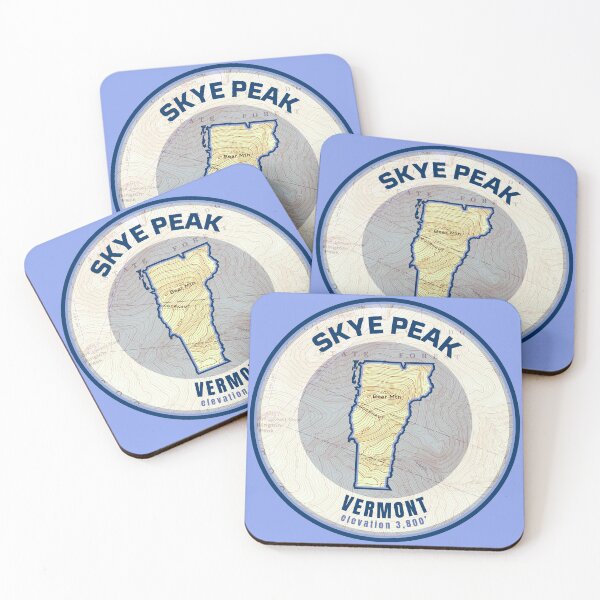 Item preview, Vermont Mountain Map - Skye Peak designed and sold by Willz Designz.