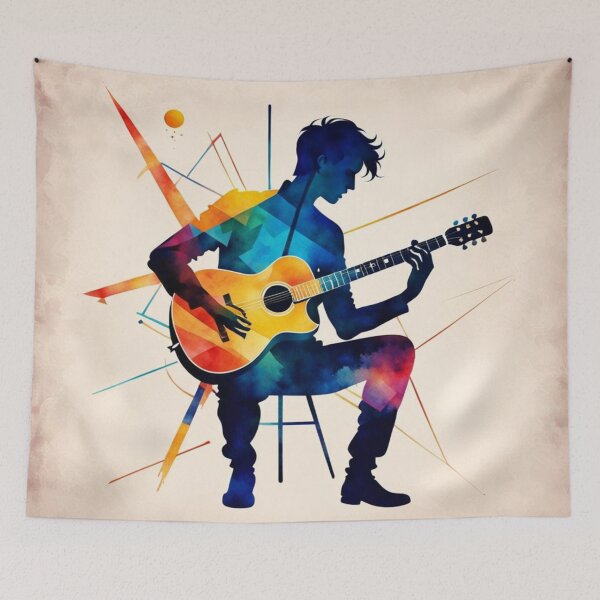 Item preview, Guitar Player Logo designed and sold by Gabriela McDaniel.