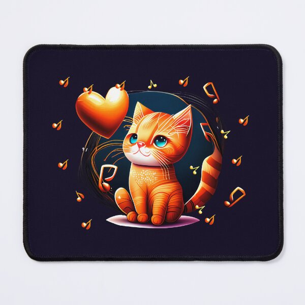 Item preview, Orange Cat with Blue Eyes designed and sold by Artbellachi.