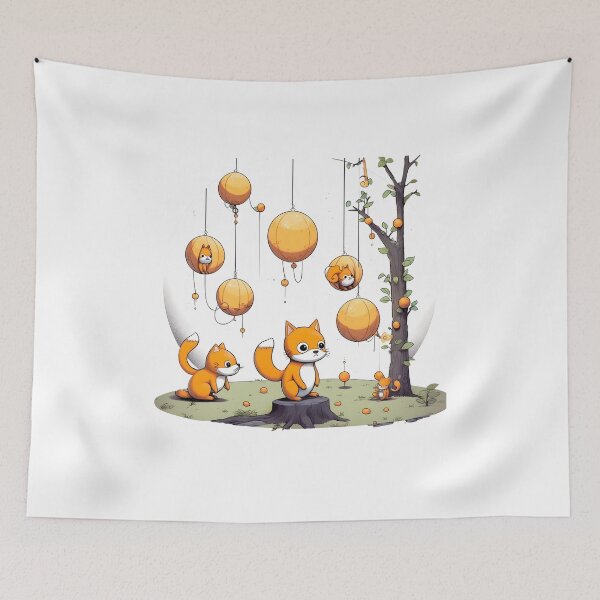 Item preview, Squirrel citrus orb growing on trees designed and sold by omerfdln34.