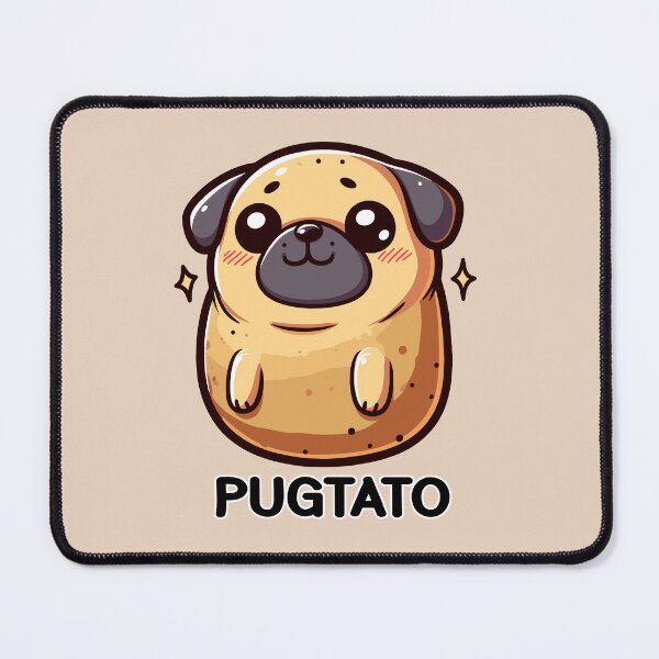 Item preview, Pugtato pug dog  designed and sold by Gabriel Cabrera.