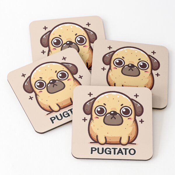 Item preview, Pugtato pug dog  designed and sold by Gabriel Cabrera.