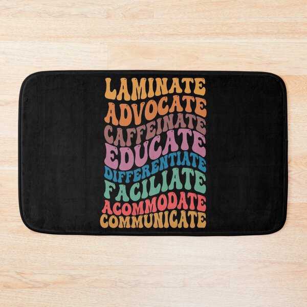 Item preview, Laminate Advocate Caffeinate Educate designed and sold by CORJIDOG-ART.