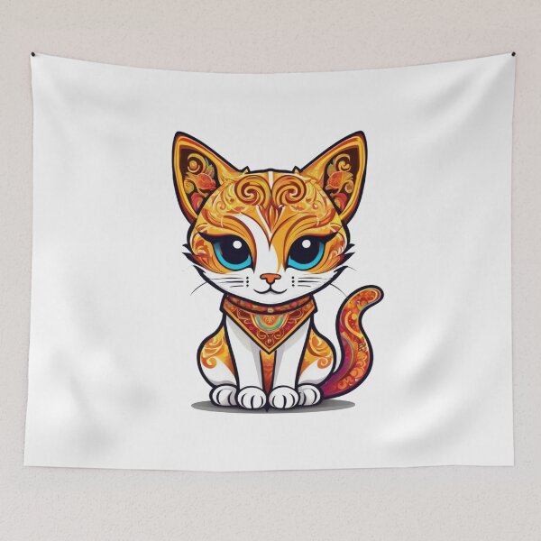 Item preview, A cat from city of soul with calligraphy designed and sold by JangmiHorang.
