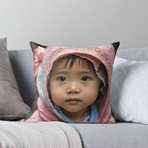 Item preview, Cute Asian Little Girl designed and sold by JoyPhotoArt.