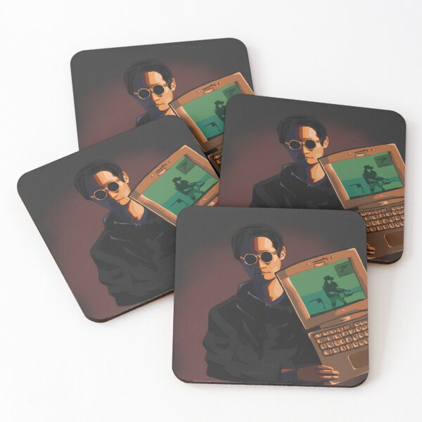 Item preview, Hideo Kojima holding a computer running MGS2  designed and sold by mjag23.