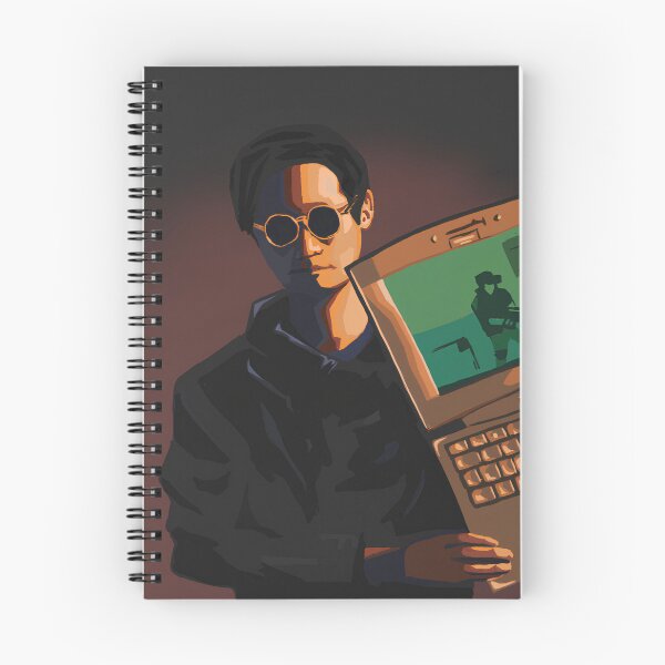 Item preview, Hideo Kojima holding a computer running MGS2  designed and sold by mjag23.