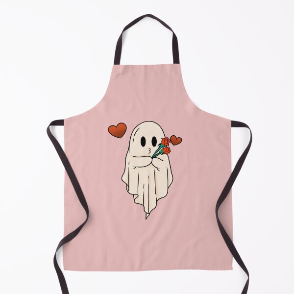 Item preview, Cute Ghost With Roses Valentines Day designed and sold by ArtMeetsPizza.