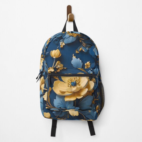 Item preview, Blue and Yellow Flower Design designed and sold by WANBASTEN.