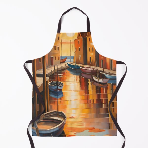 Item preview, pintura atardecer en el muelle designed and sold by norachiang.