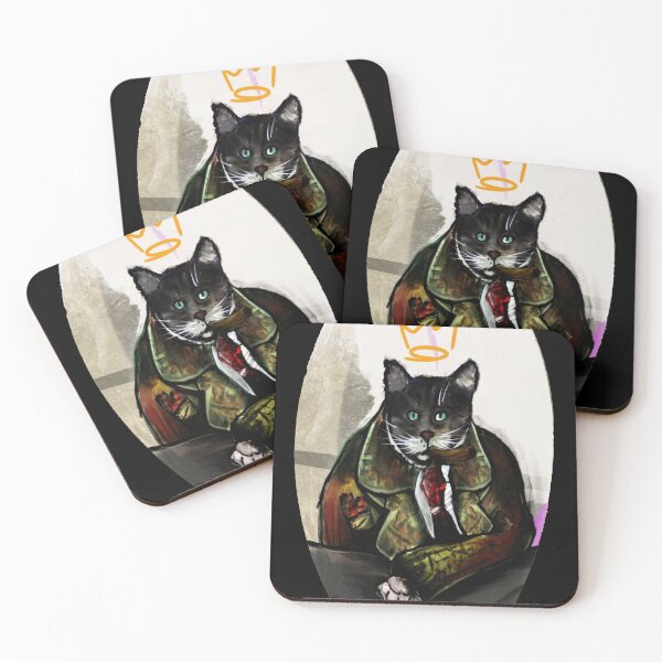 Item preview, Painting of a cat wearing a coat. designed and sold by dusso.