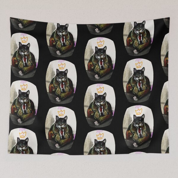 Item preview, Painting of a cat wearing a coat. designed and sold by dusso.