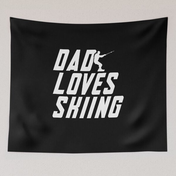 Item preview, Dad Loves Skiing designed and sold by saulmedia.