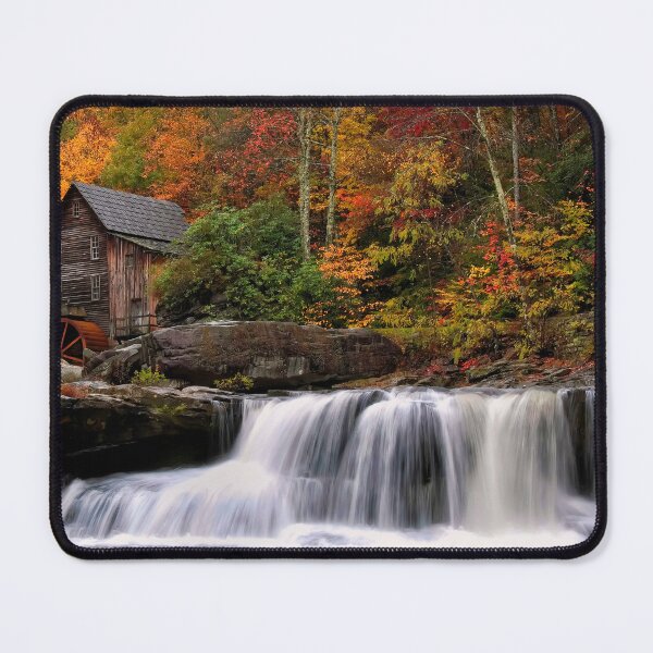 Item preview, Glade Creek grist mill and waterfall designed and sold by fleesphotos.
