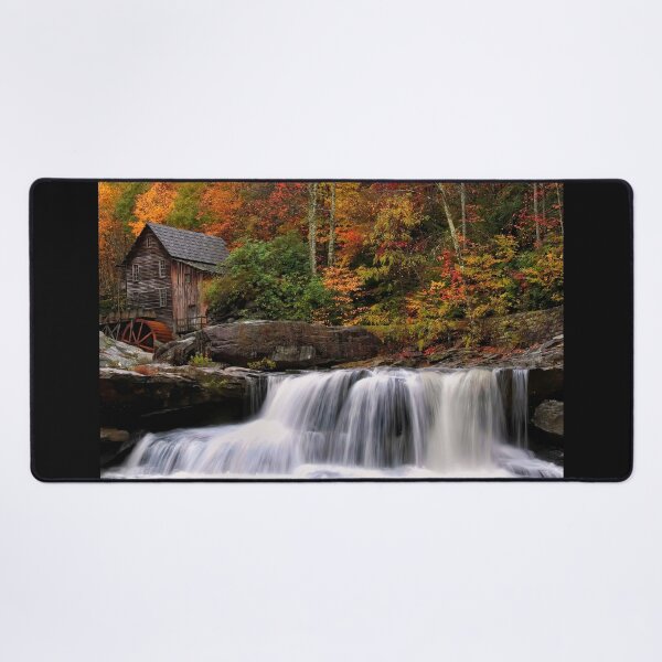 Item preview, Glade Creek grist mill and waterfall designed and sold by fleesphotos.