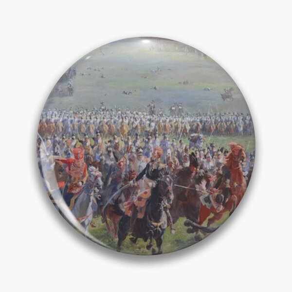 Item preview, Battle of Waterloo - 1815 - Marshal Ney leads his massed cavalry in a charge - Napoleonic Wars designed and sold by TheHappyK.