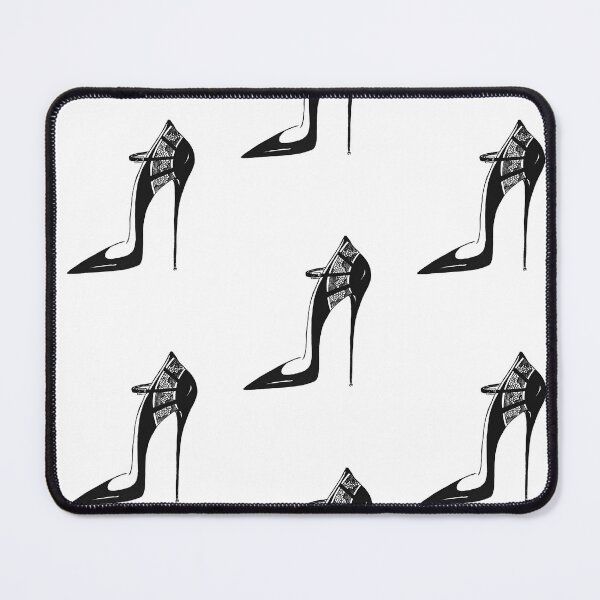 Item preview, Black Lace Stiletto Shoe designed and sold by LuizaK.