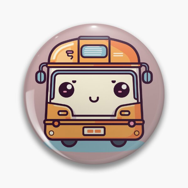 Item preview, Bus Bliss Colorful Kawaii Commute designed and sold by DigitalGraphic1.