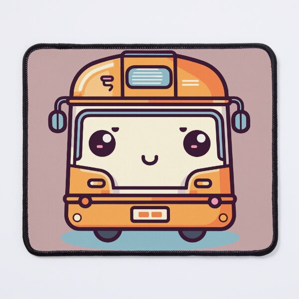 Item preview, Bus Bliss Colorful Kawaii Commute designed and sold by DigitalGraphic1.
